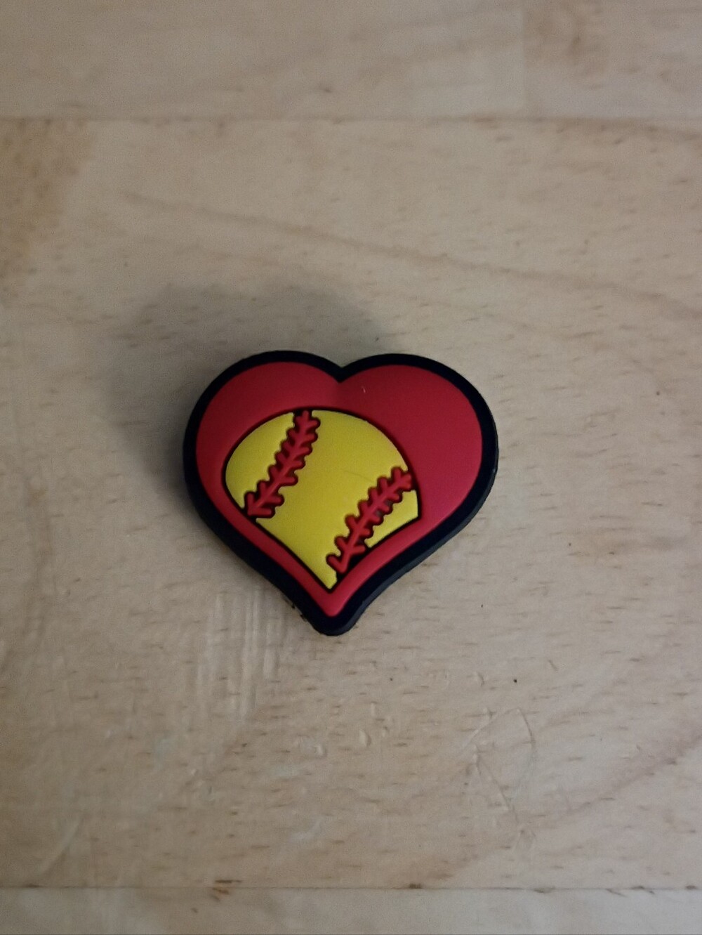 10 for $10 Jibbitz Croc Charms - Softball in Heart 2 - Sports - New Shoe Charms